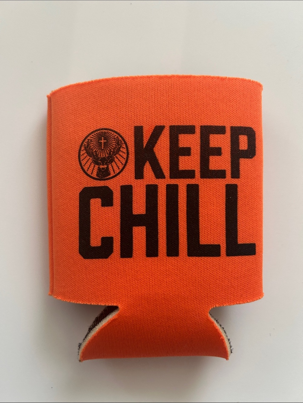 Jagermeister Keep Chill Orange Coozie Can Cooler Collector Barware